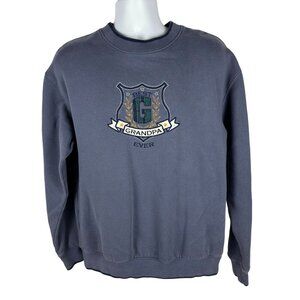 Best Grandpa Ever McSport Sweatshirt Size Large 80% Cotton 20% Polyester